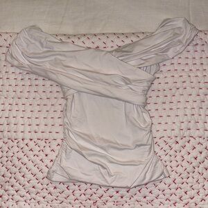 Abercrombie White Off the Shoulder Top NWT